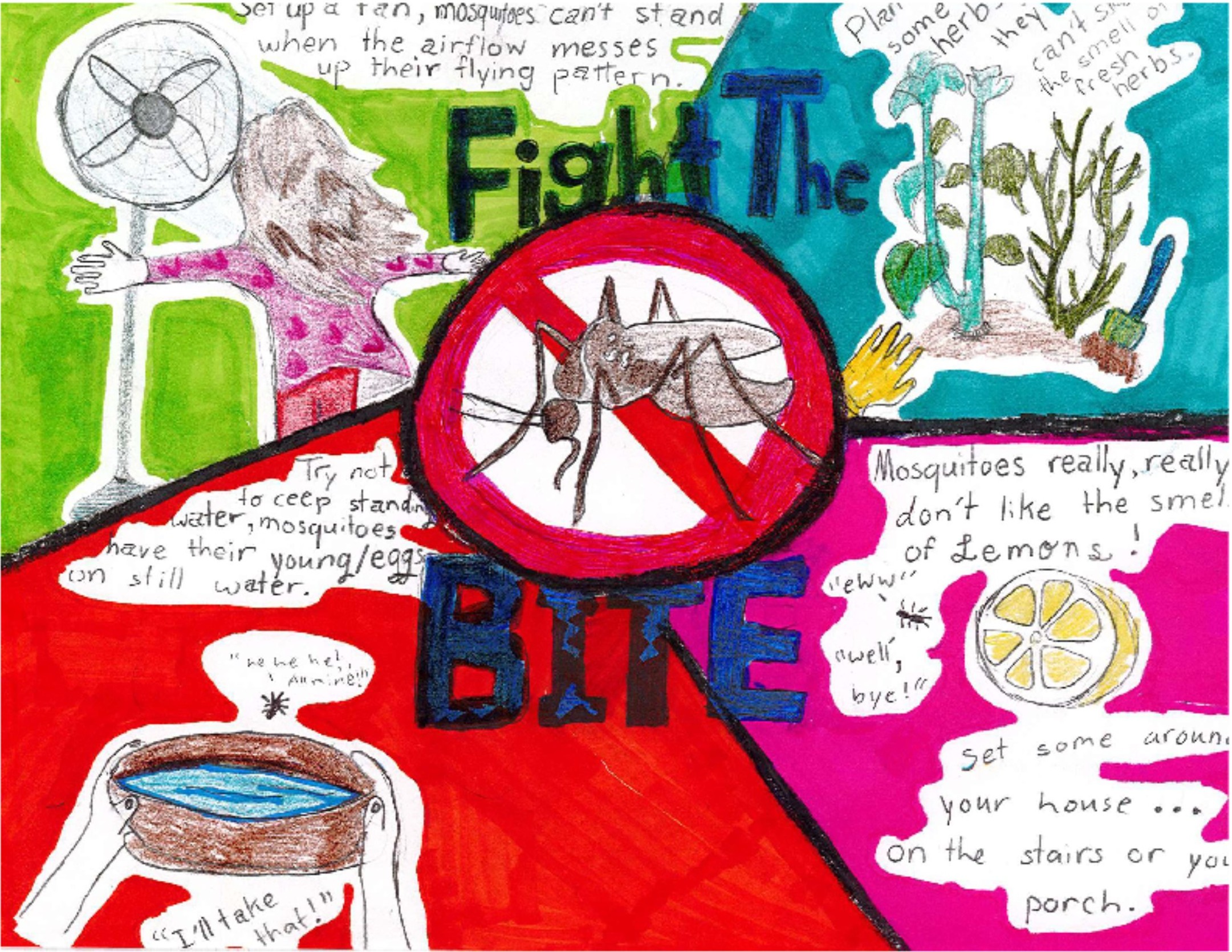 Fight the Bite Contest Winners Artwork