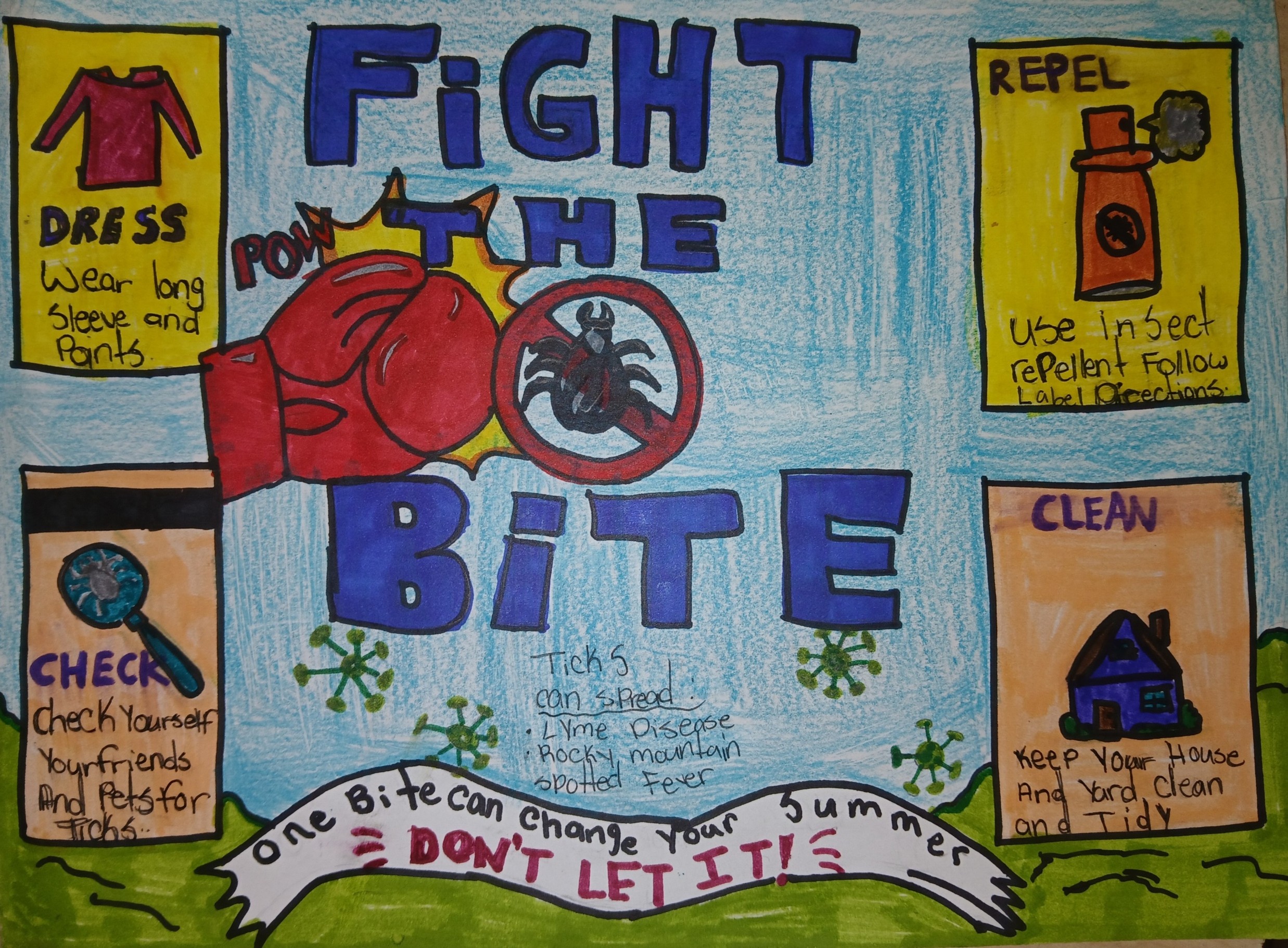 Fight the Bite Contest Winners Artwork