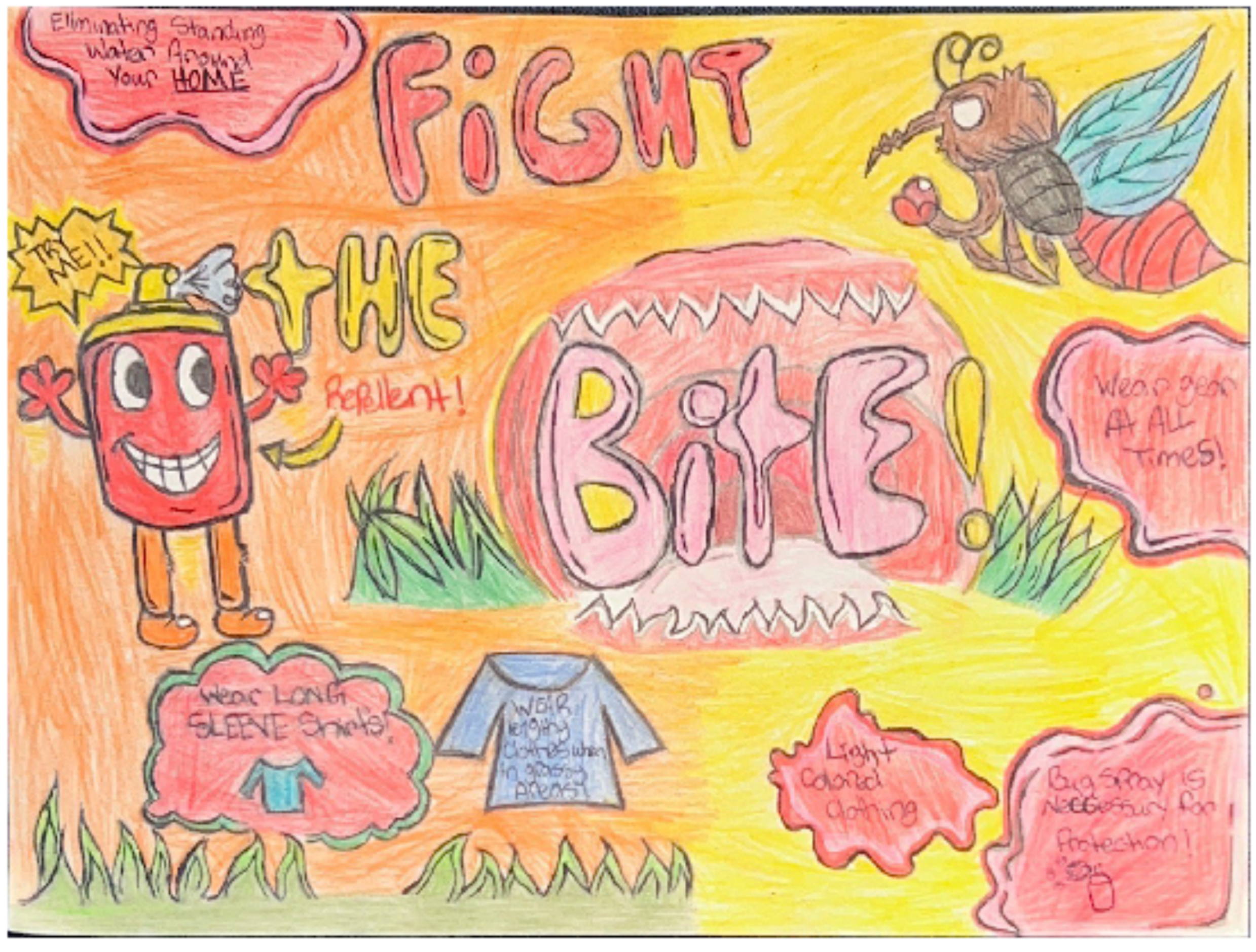 Fight the Bite Contest Winners Artwork