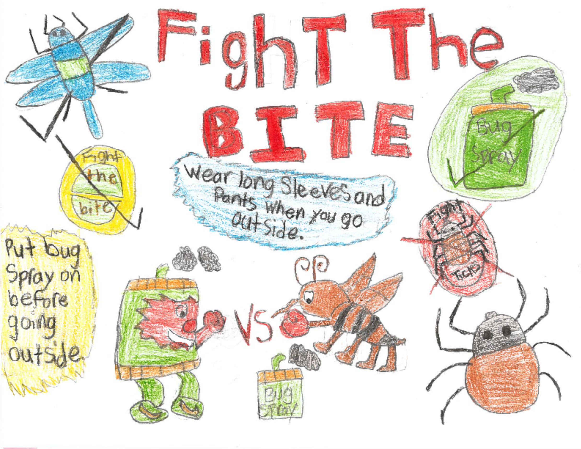 Fight the Bite Contest Winners Artwork