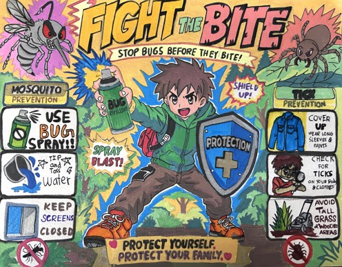 Fight the Bite Contest Winners Artwork