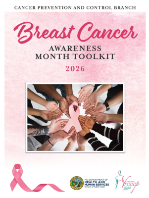 The title page of the Breast Cancer Awareness Month toolkit