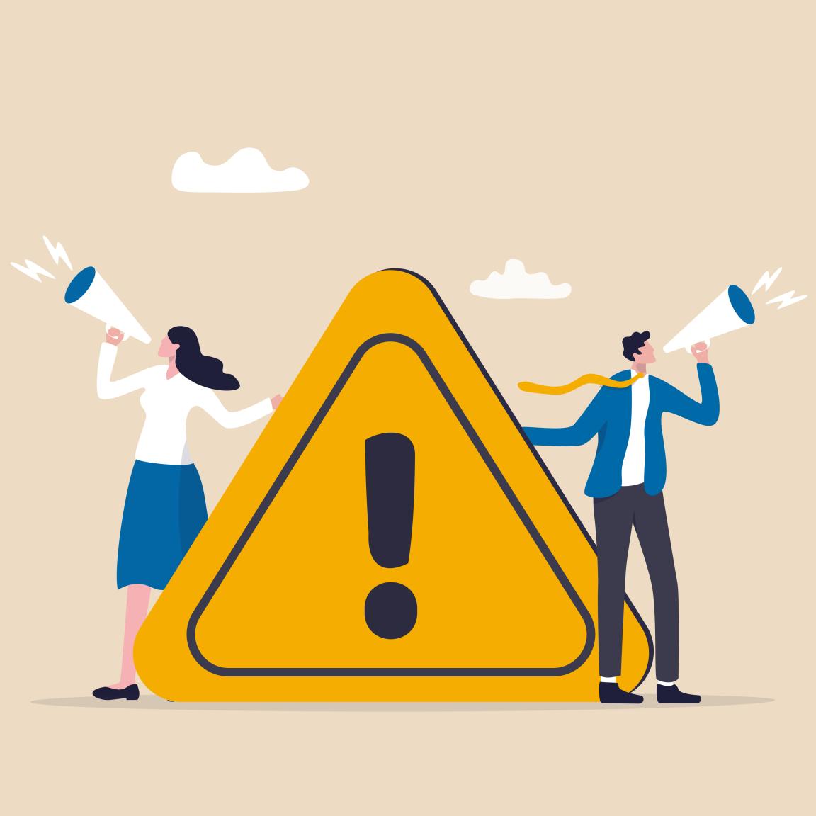 Important announcement graphic