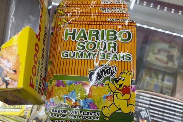 Counterfeit Haribo gummy bears that contain THC 
