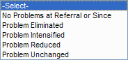 Dropdown for Progress with School