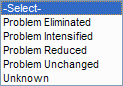 Dropdown for Progress with Home Situation