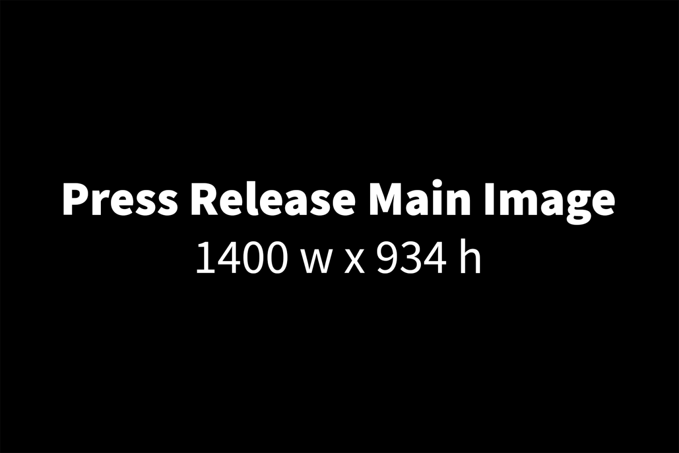 Template for Press Release Main Image