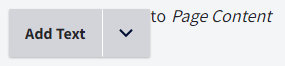 Example of the Add to Page Content Button