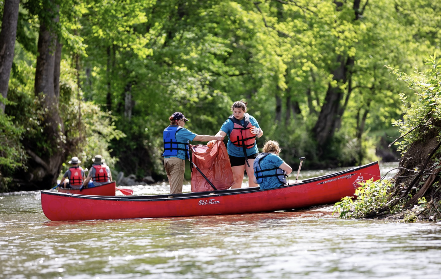 Upper French Broad River clean up