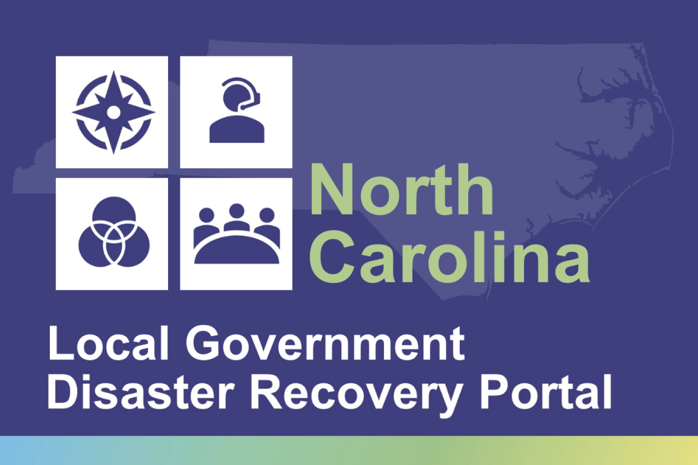 Purple graphic with white text listing the name of a recovery program