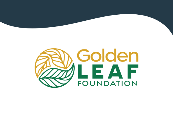 logo for the Golden LEAF Foundation