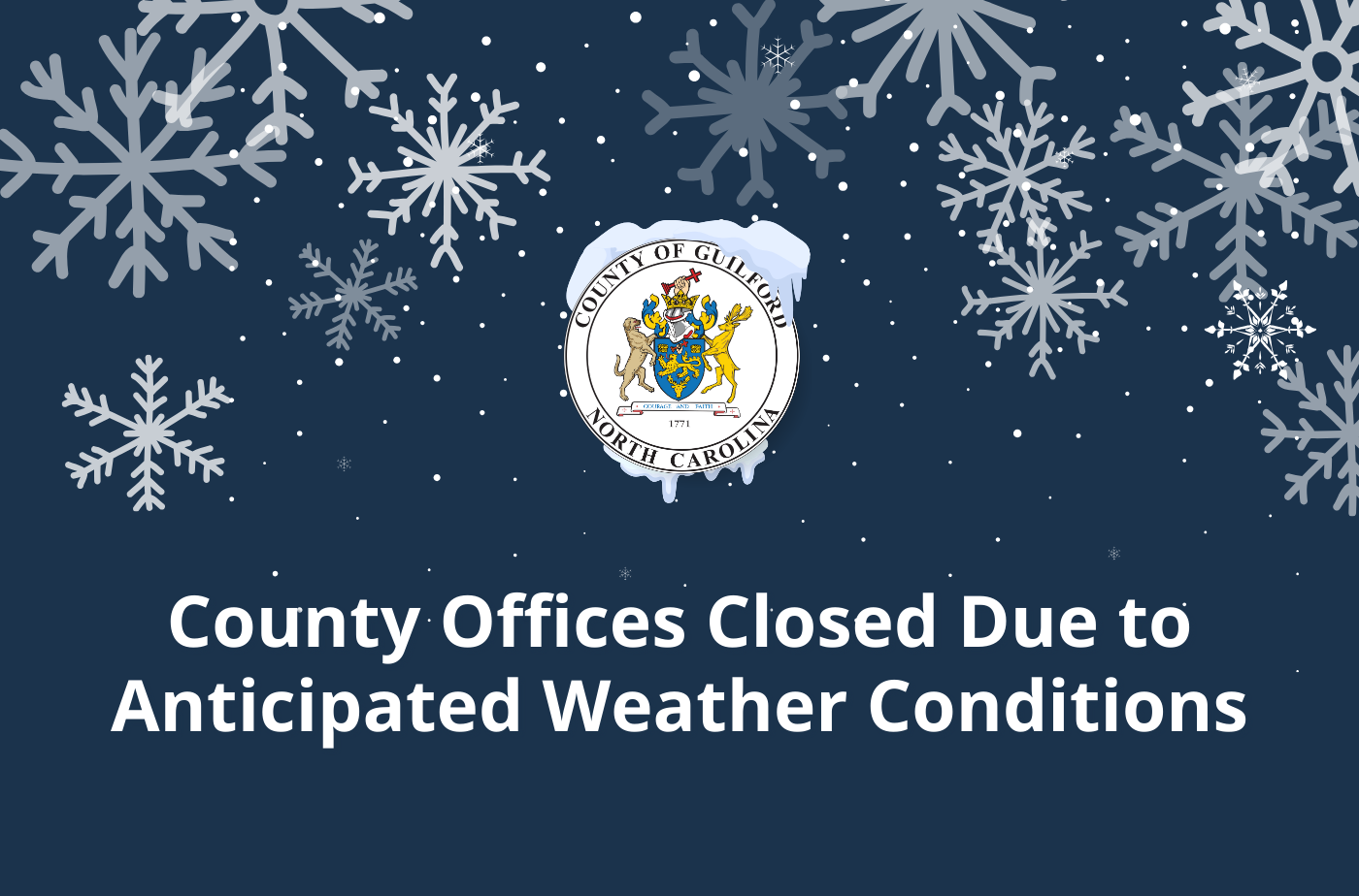 County Offices Closed