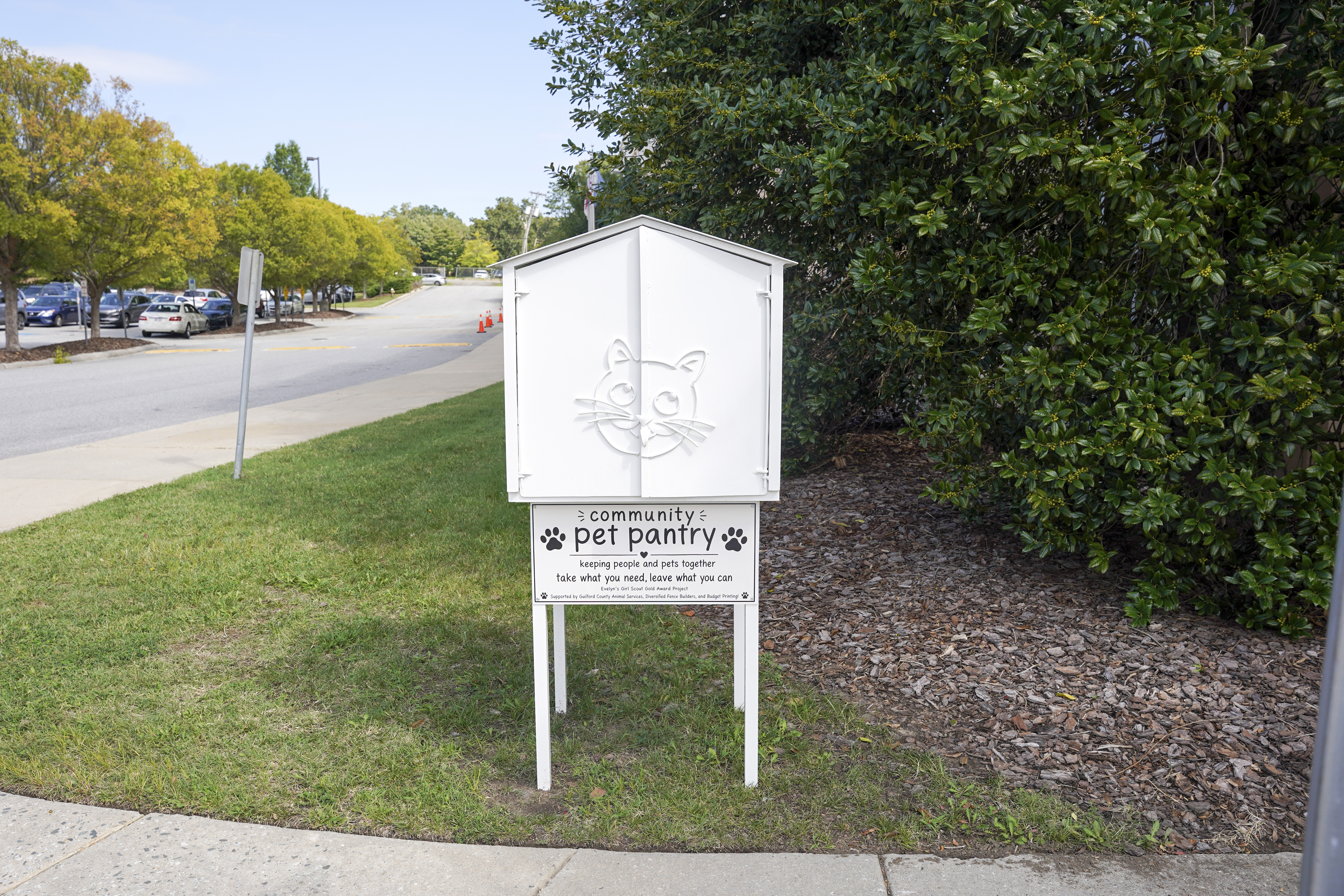 Guilford County Partners with Local Girl Scout to Open Two Community Pet Pantries