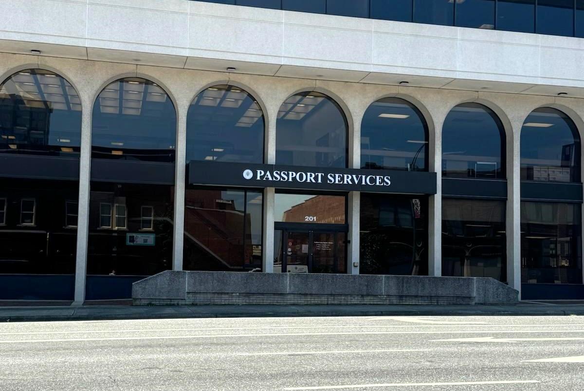 Front of the Guilford County Passport Services office