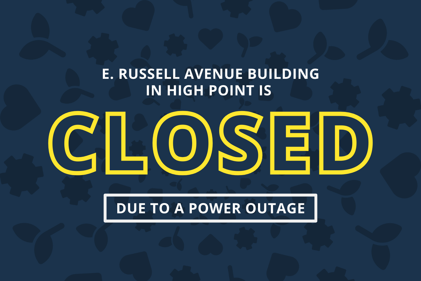 E. Russell Ave. Closed