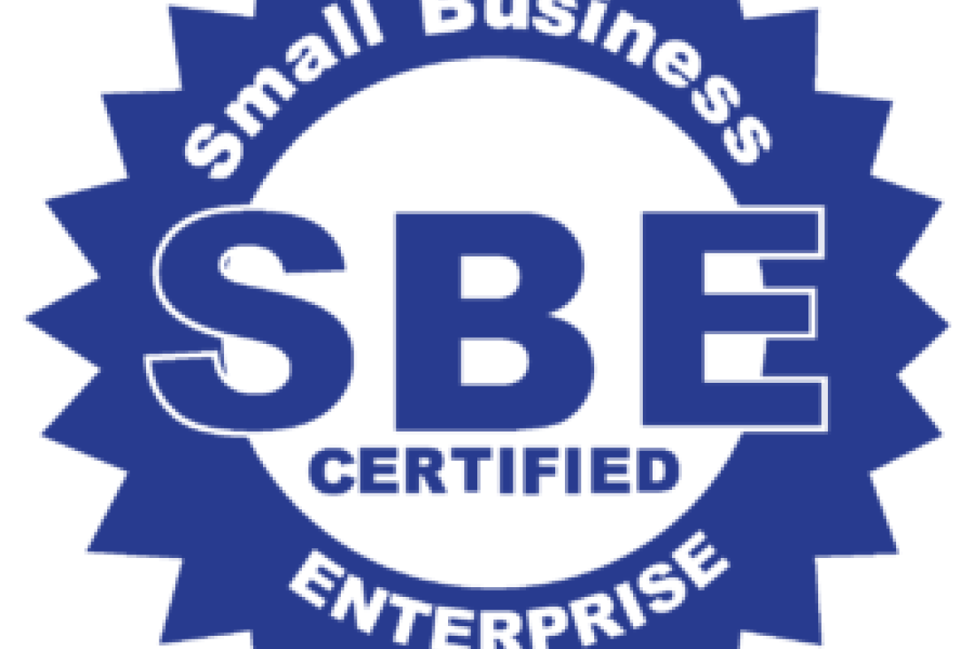 Small Business Enterprise certified logo.