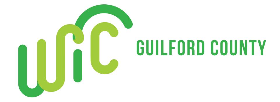 Women, Infants, and Children (WIC) Guilford County logo.
