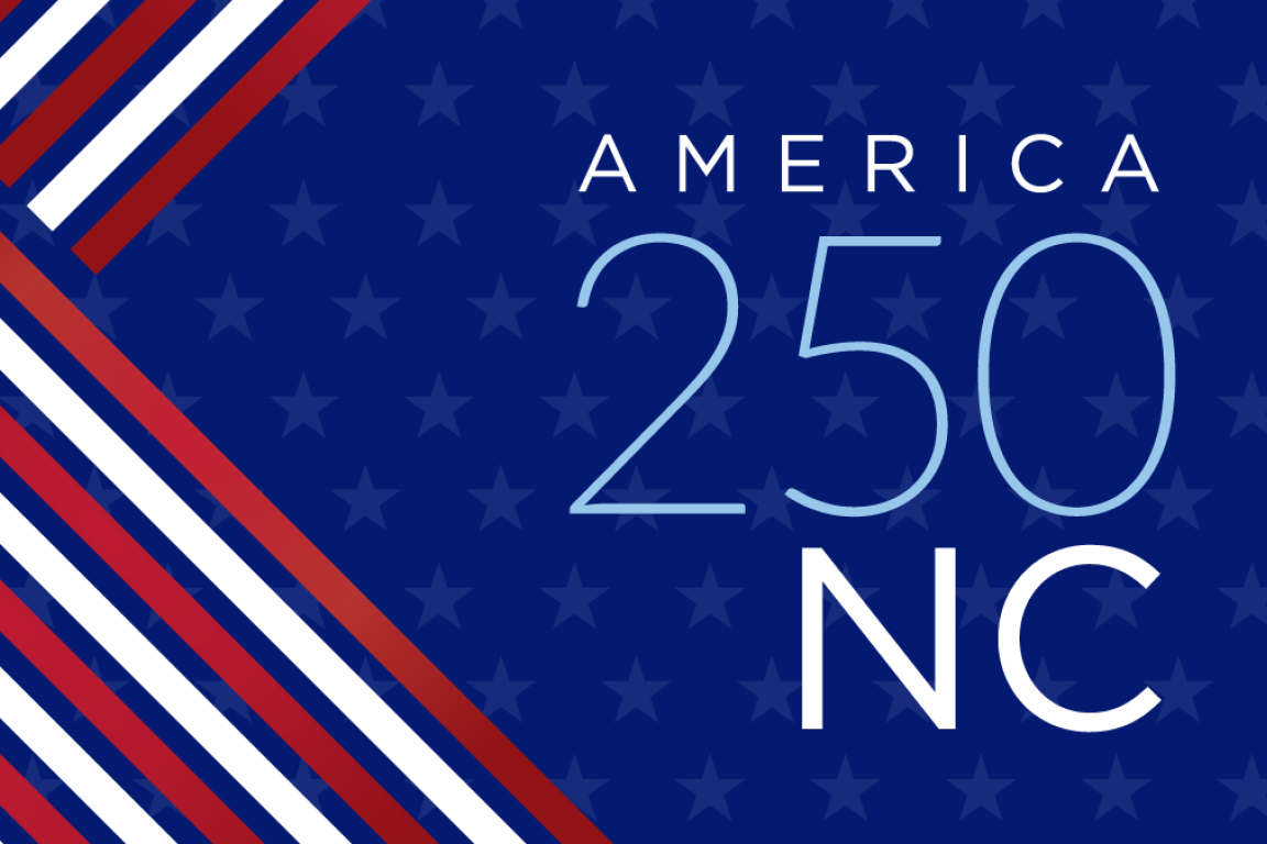 Logo for America 250 NC
