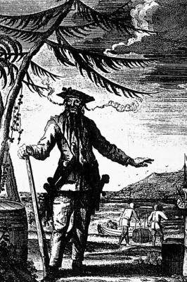 Engraving of Blackbeard