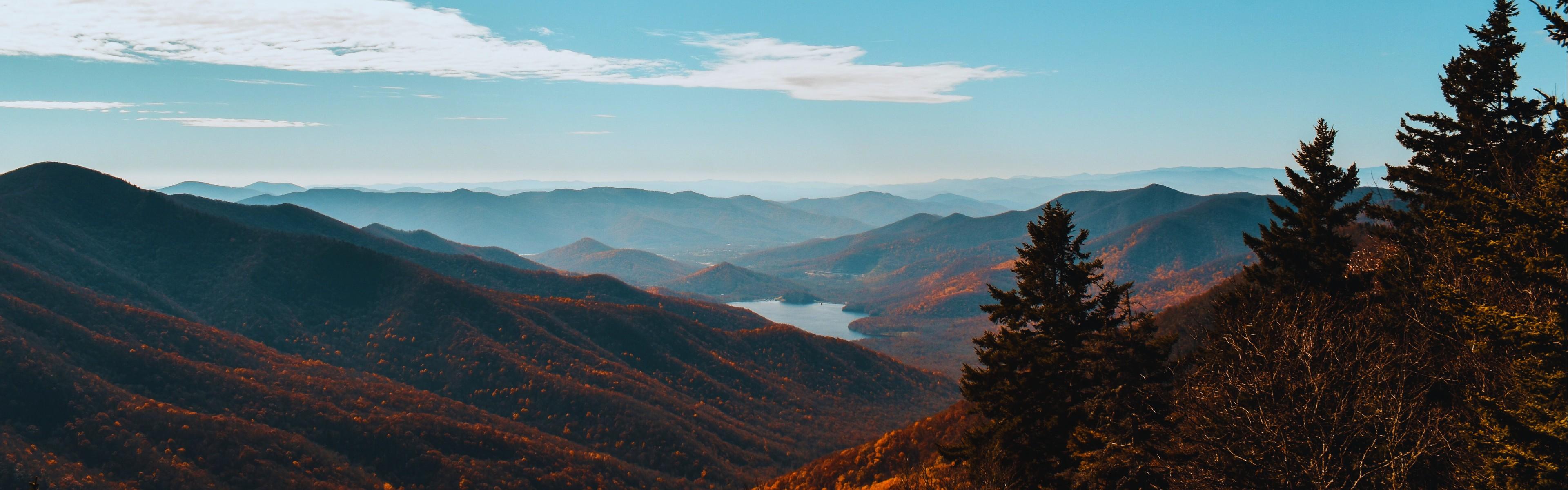 NC mountains and trees