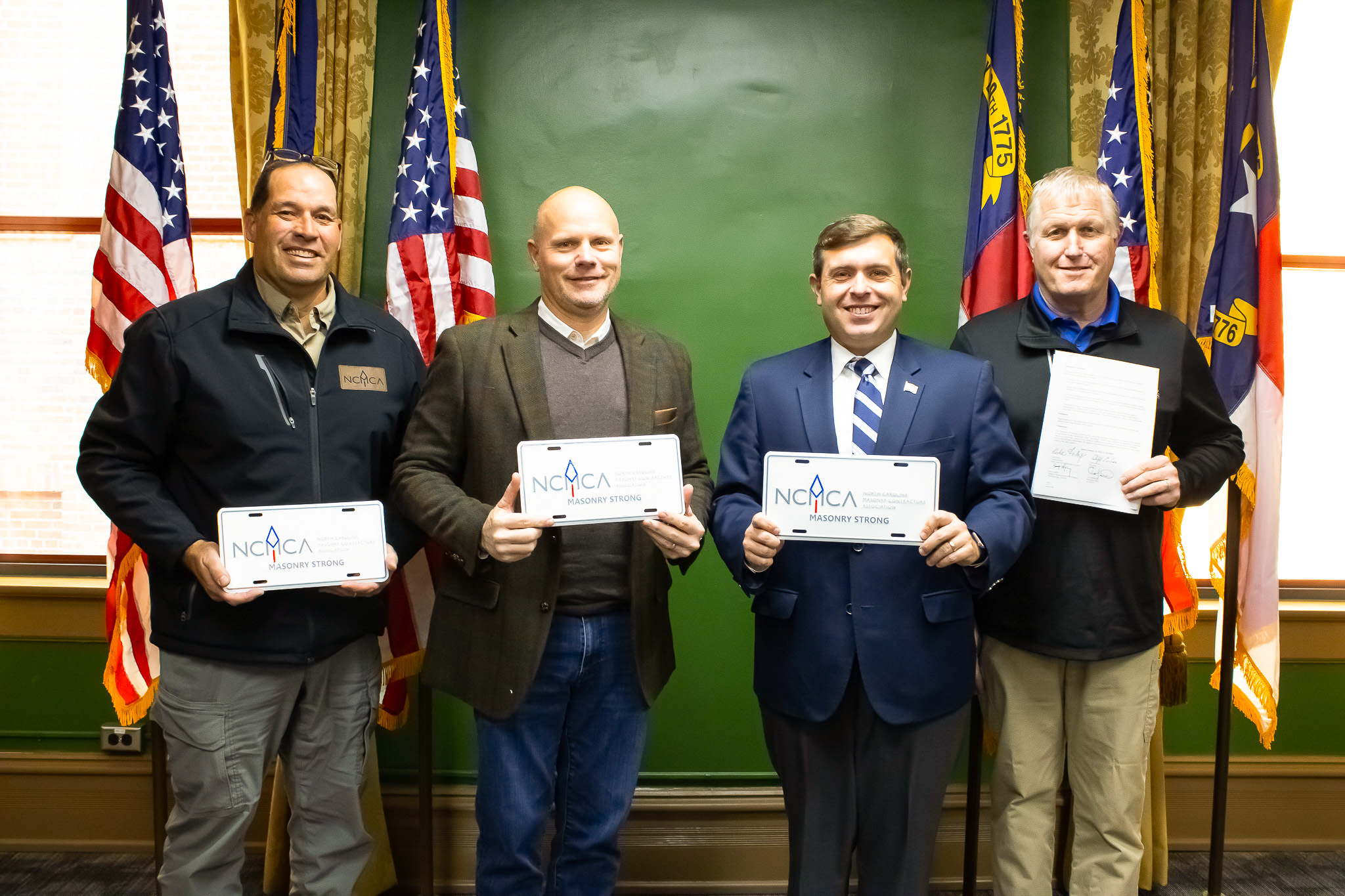 Commissioner Luke Farley and NC Department of Labor Announce Renewed Alliance with North Carolina Masonry Contractors Association