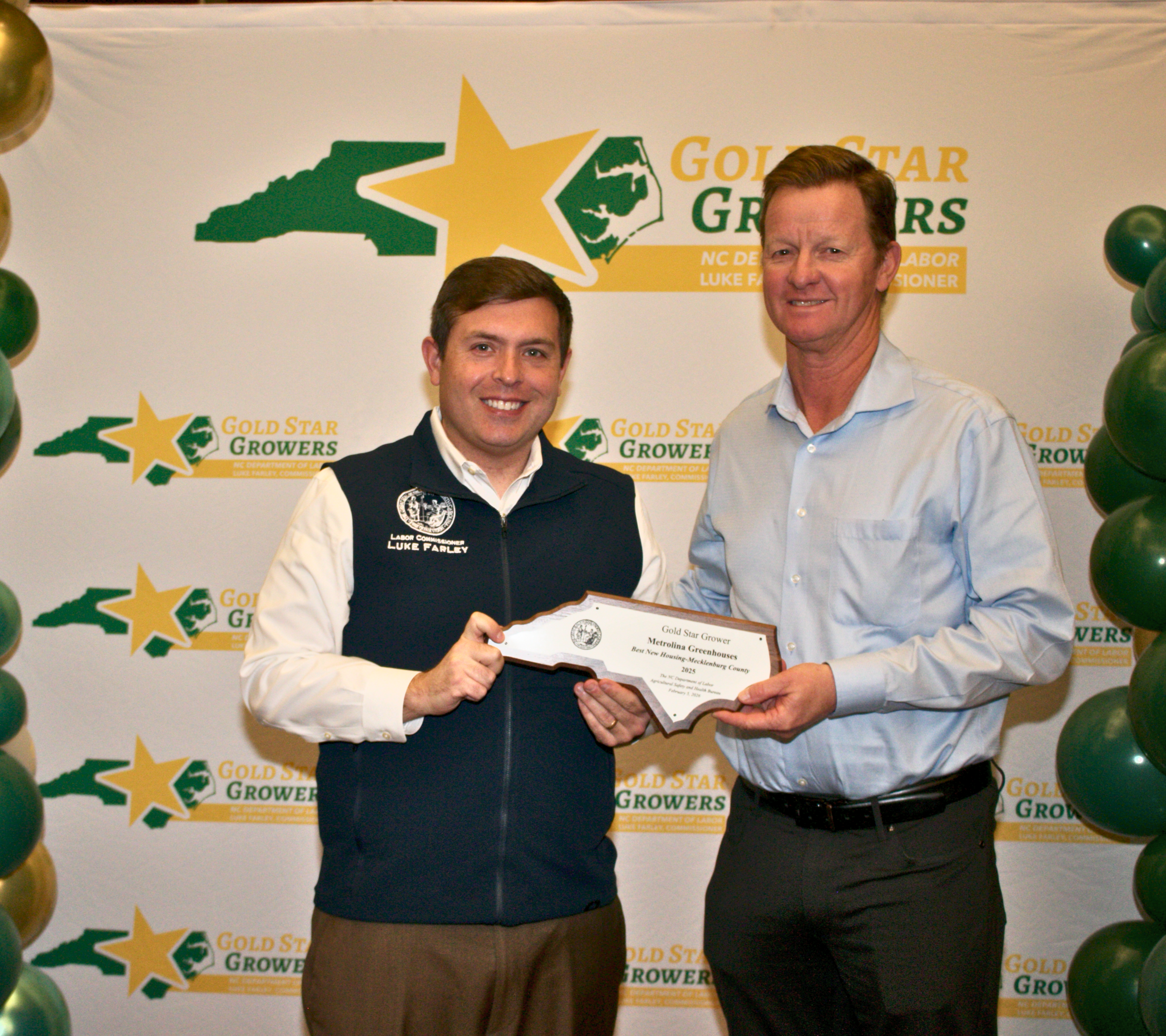 Commissioner Luke Farley Recognizes Over 150 Growers at the ﻿32nd Annual Gold Star Growers Meeting