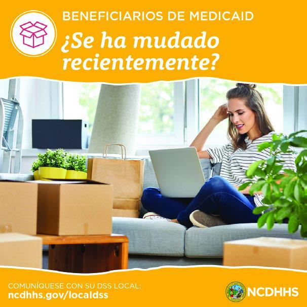 Social media graphic ¿Se ha mudado recientemente Spanish square format
