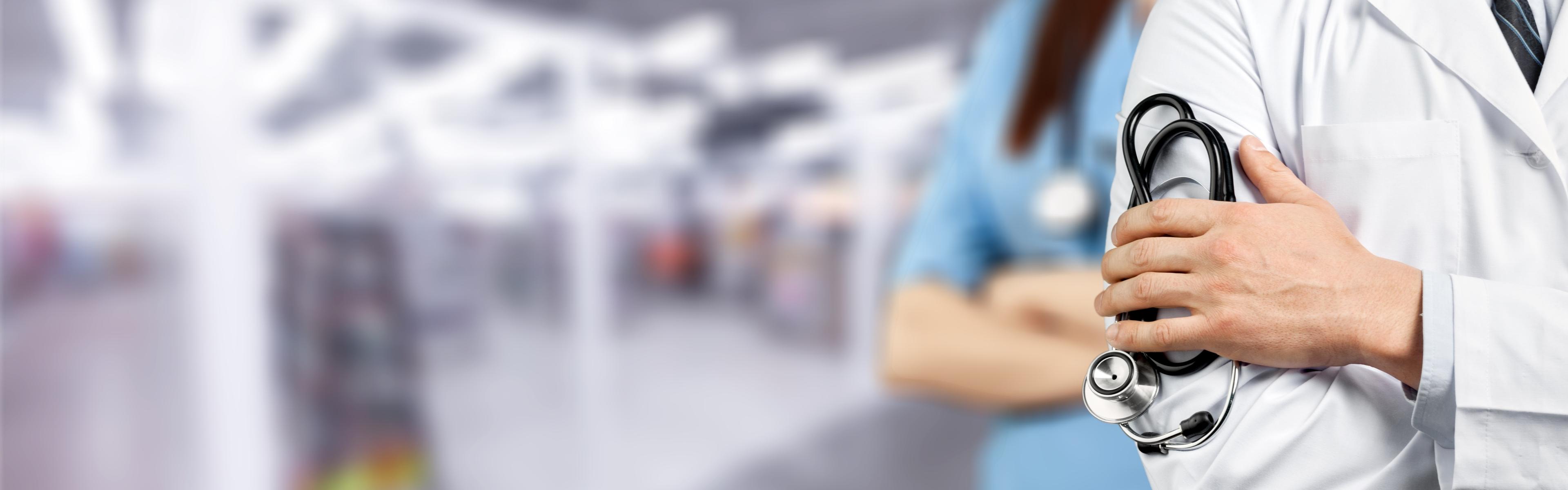 Medical professionals equipping themselves and preparing to respond to an emergency