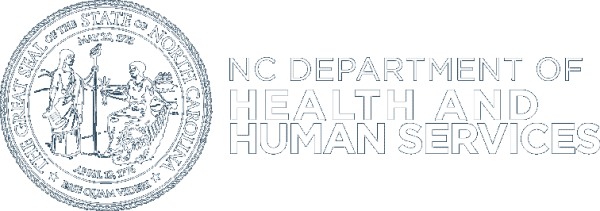 NCDHHS logo - white