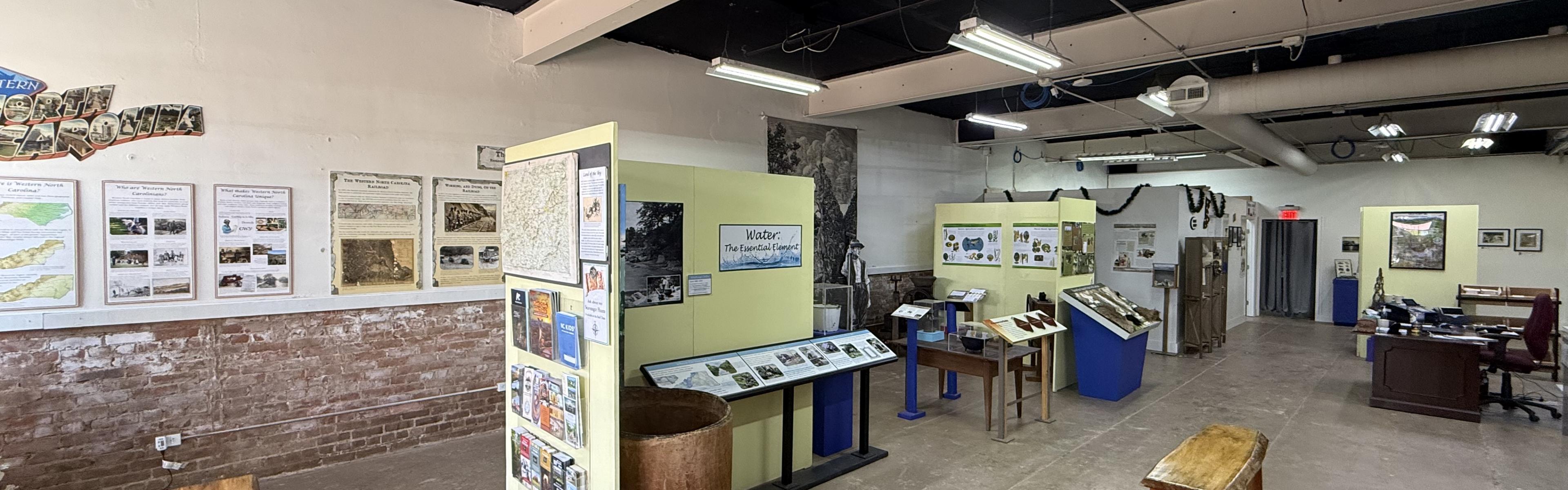 Exhibit space at museum