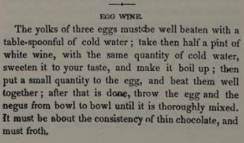 recipe for egg wine