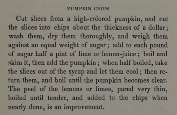 recipe for pumpkin chips