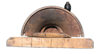 view of top of a coffee grinder