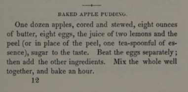 recipe for baked apple pudding