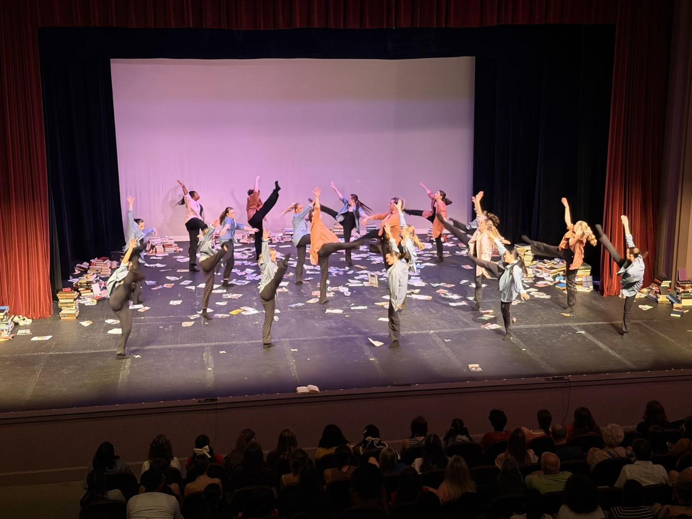 GS Dance students perform on stage.