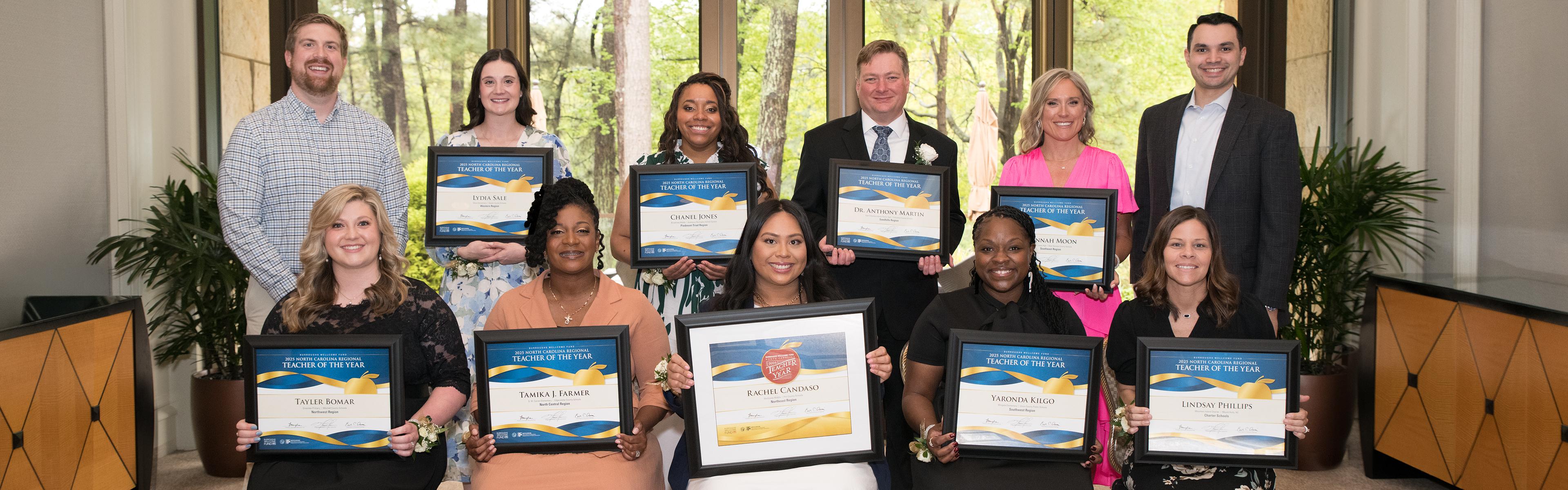 2025 Burroughs Wellcome Fund North Carolina Teacher of the Year Cohort et al.