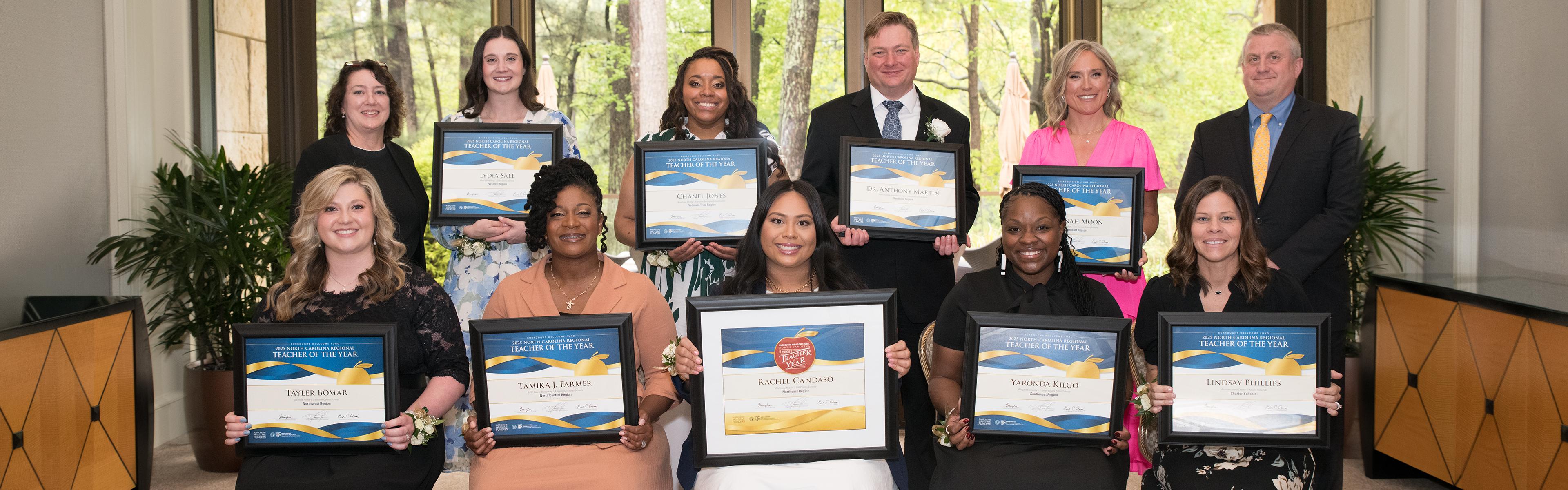 2025 Burroughs Wellcome Fund North Carolina Teacher of the Year Cohort et al.