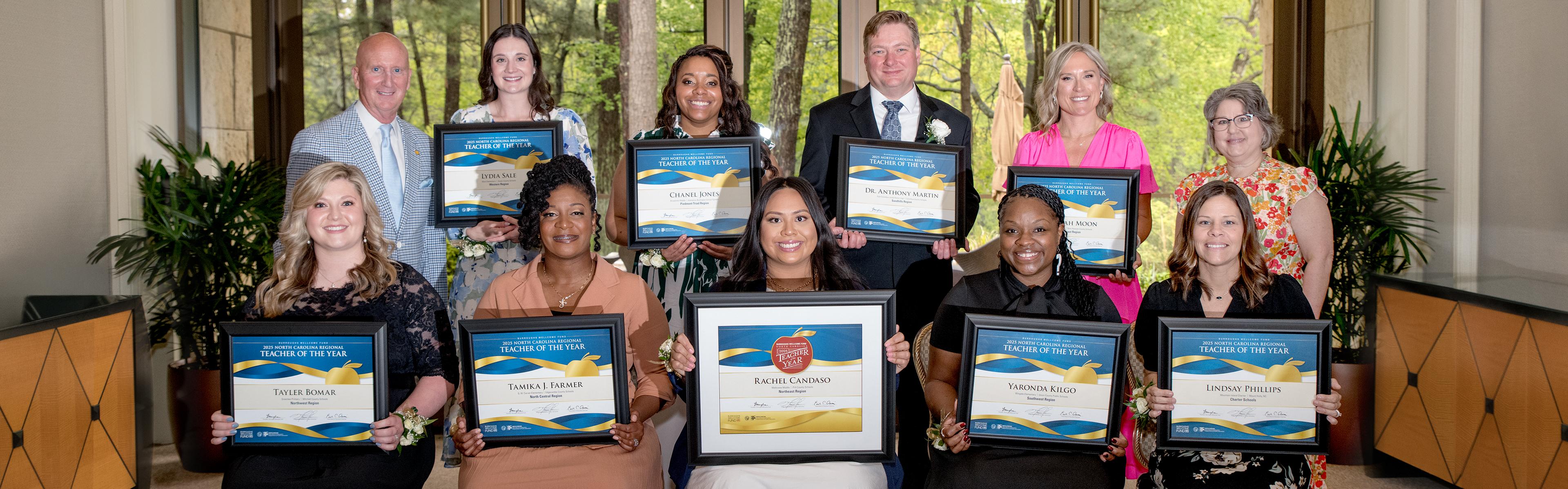 2025 Burroughs Wellcome Fund North Carolina Teacher of the Year Cohort et al.