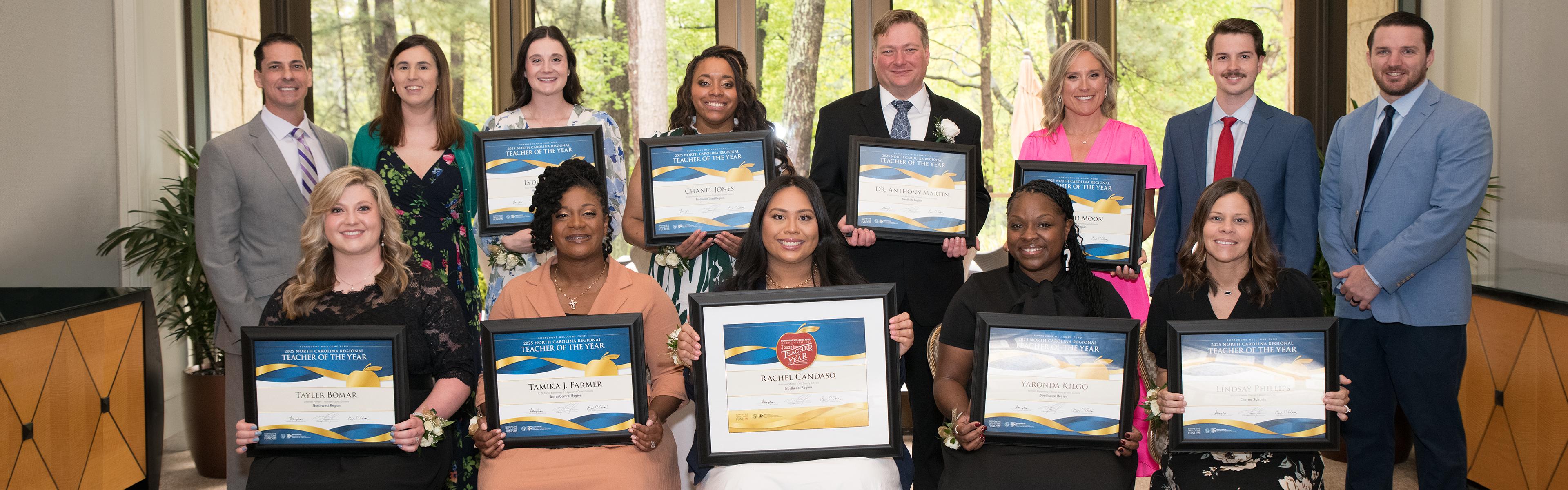 2025 Burroughs Wellcome Fund North Carolina Teacher of the Year Cohort et al.