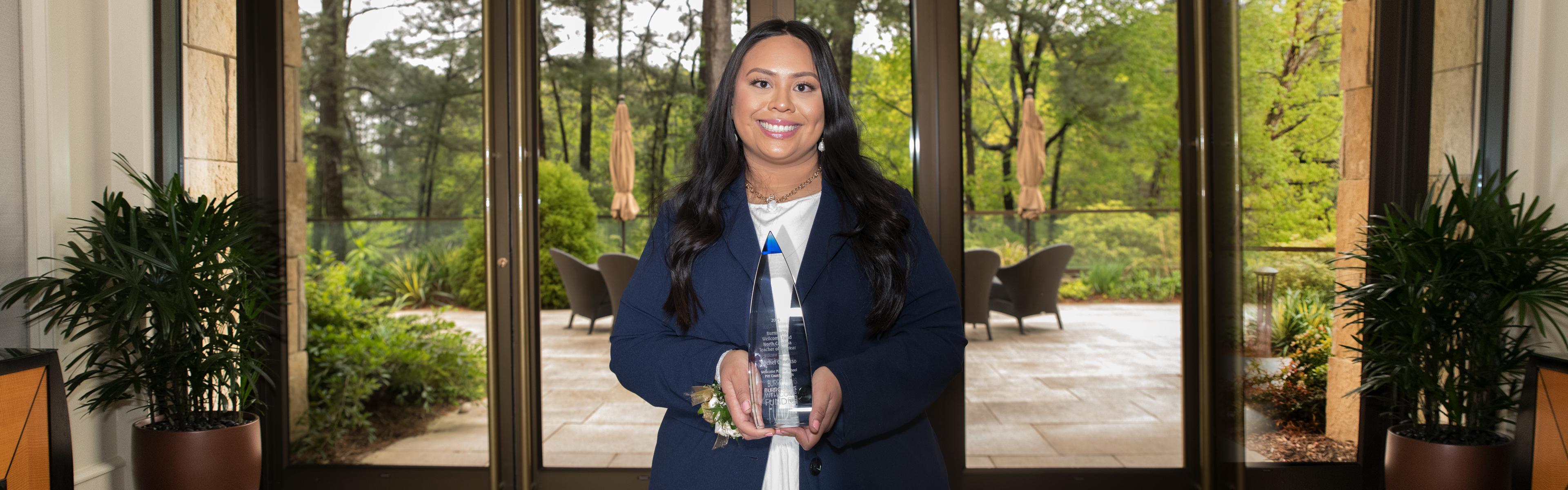 2025 Burroughs Wellcome Fund North Carolina Teacher of the Year, Rachel Candaso
