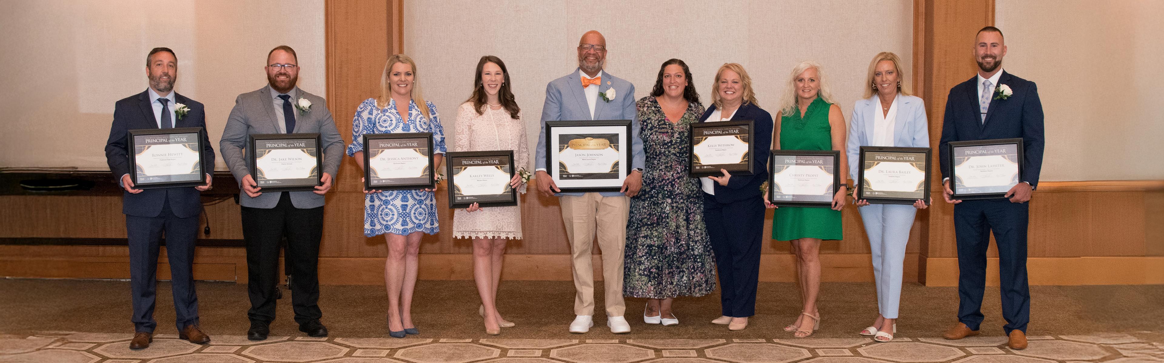 2025 Wells Fargo North Carolina Principal of the Year Cohort