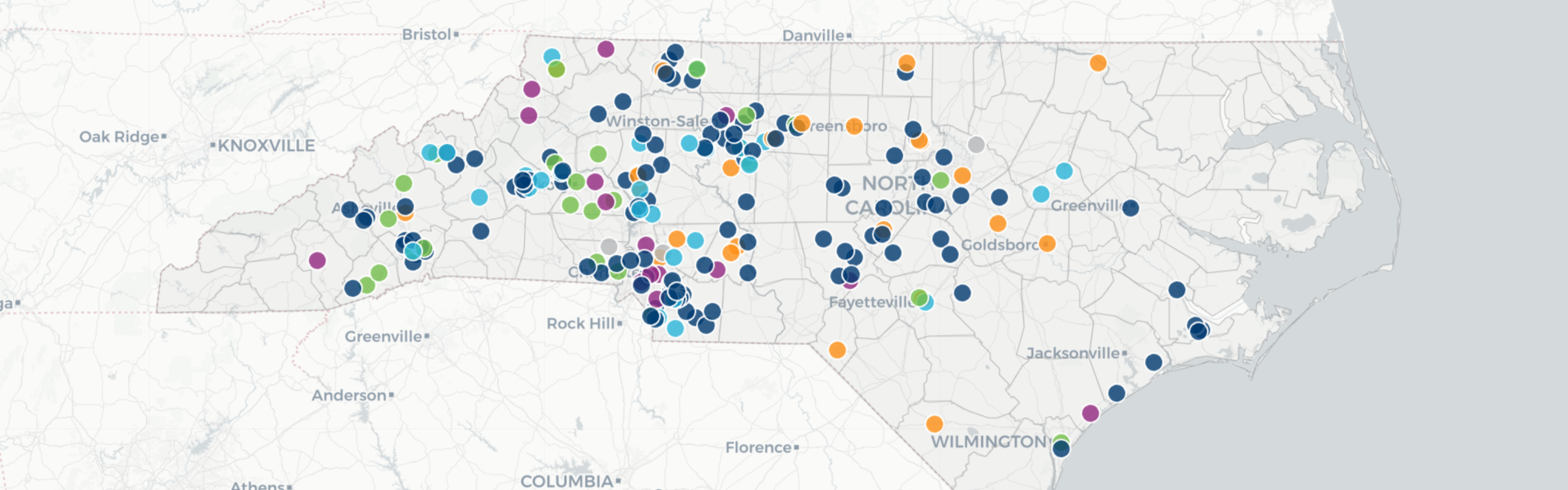 attendance bright spots map