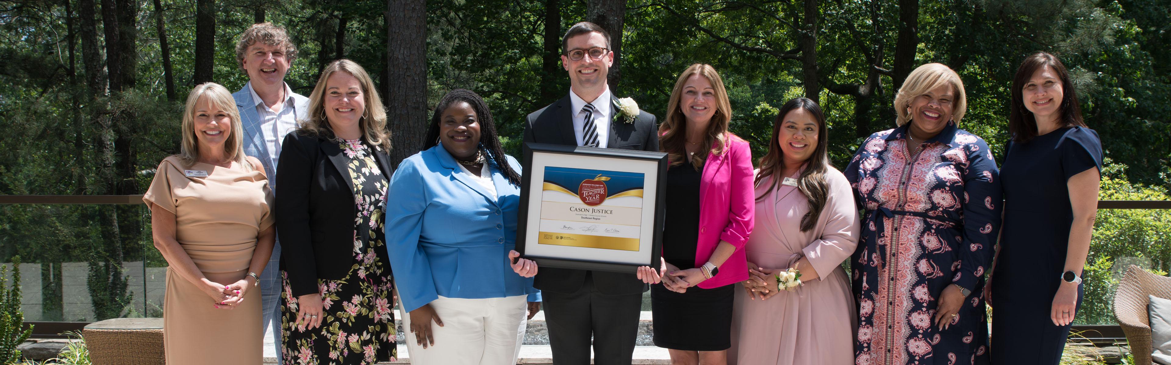 2026 NC Teacher of the Year winner with prior winners