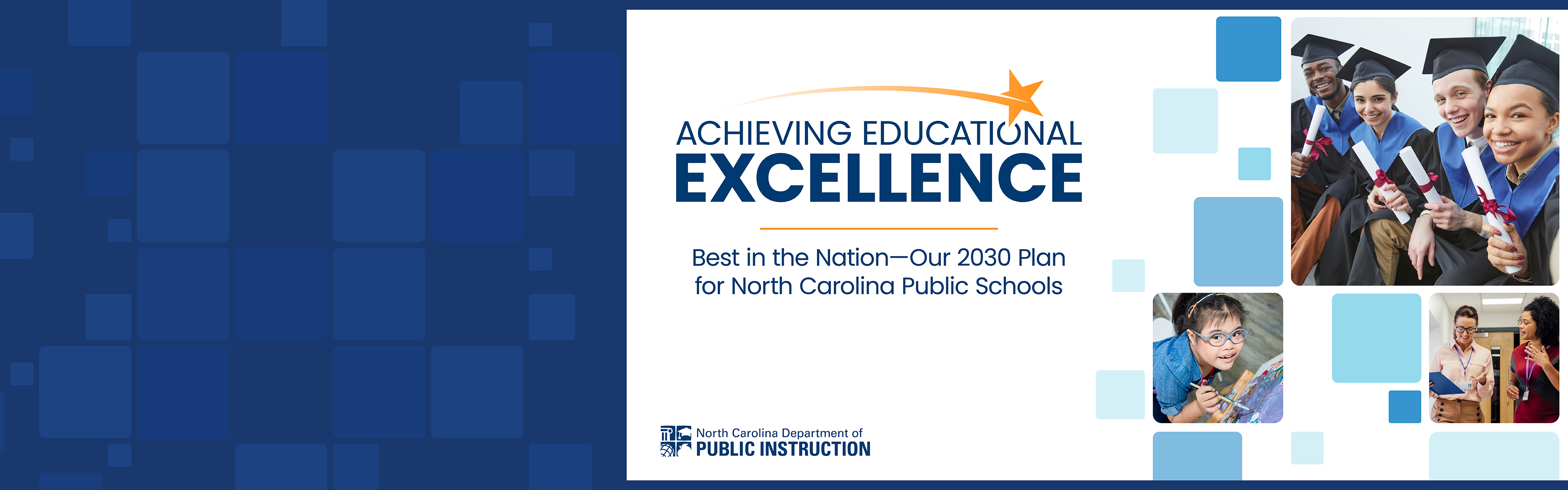 Strategic Plan logo with the words "Acheiveing Educational Excellence" displayed.