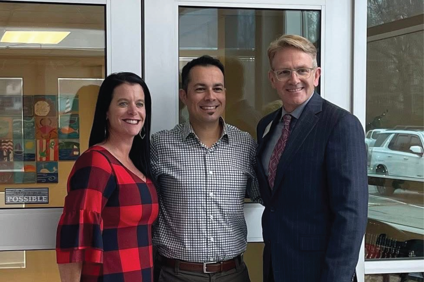 Jonathan Lancho Villa is recognized as the Piedmont Triad Teacher of the Year.