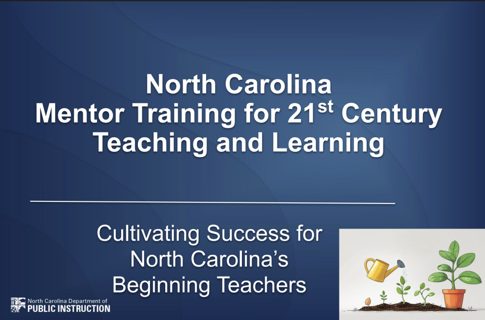 Header Slide for the Mentor Training powerpoint.