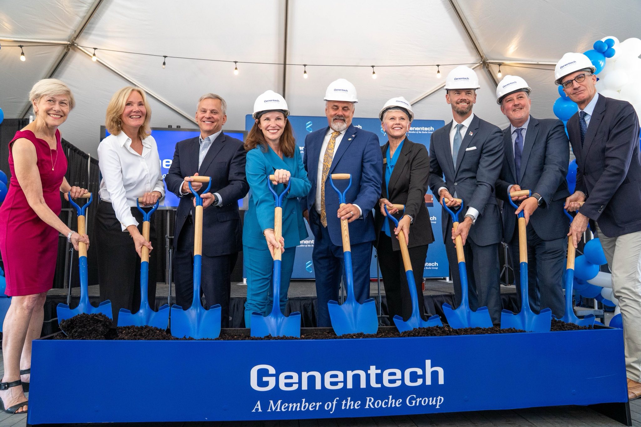 Governor Stein Celebrates Genentech Groundbreaking in Holly Springs