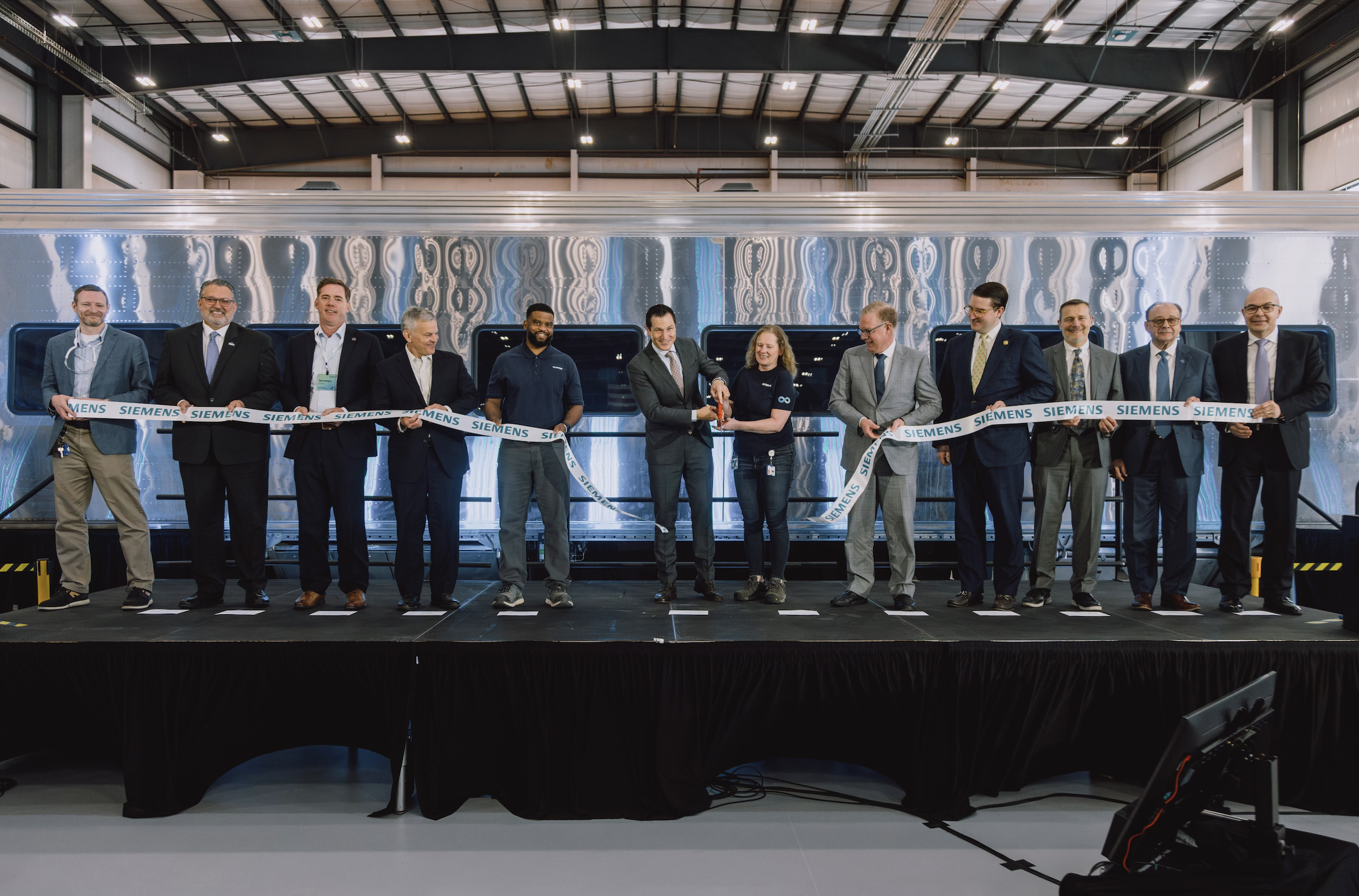 Governor Stein Spotlights North Carolina’s Leadership in Advanced Manufacturing at Siemens Mobility Inc. Ribbon-Cutting Ceremony