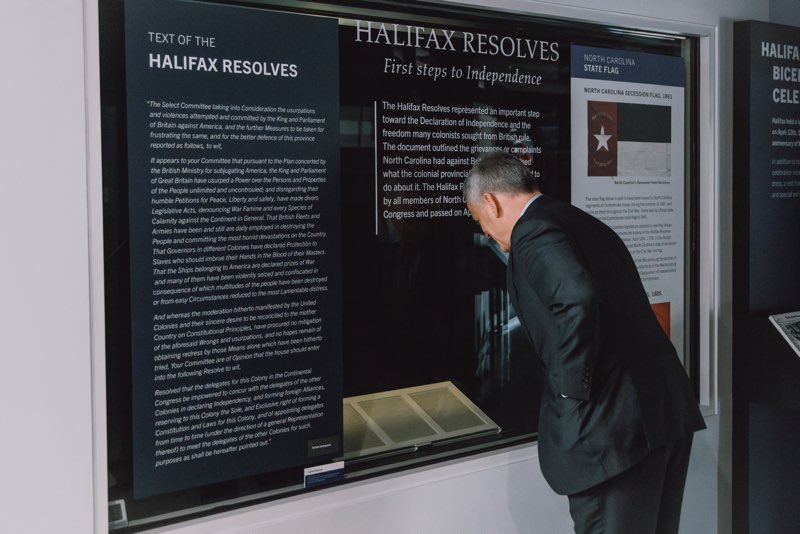 Governor Stein Celebrates Ribbon-Cutting of New Halifax Historic Site Visitor Center