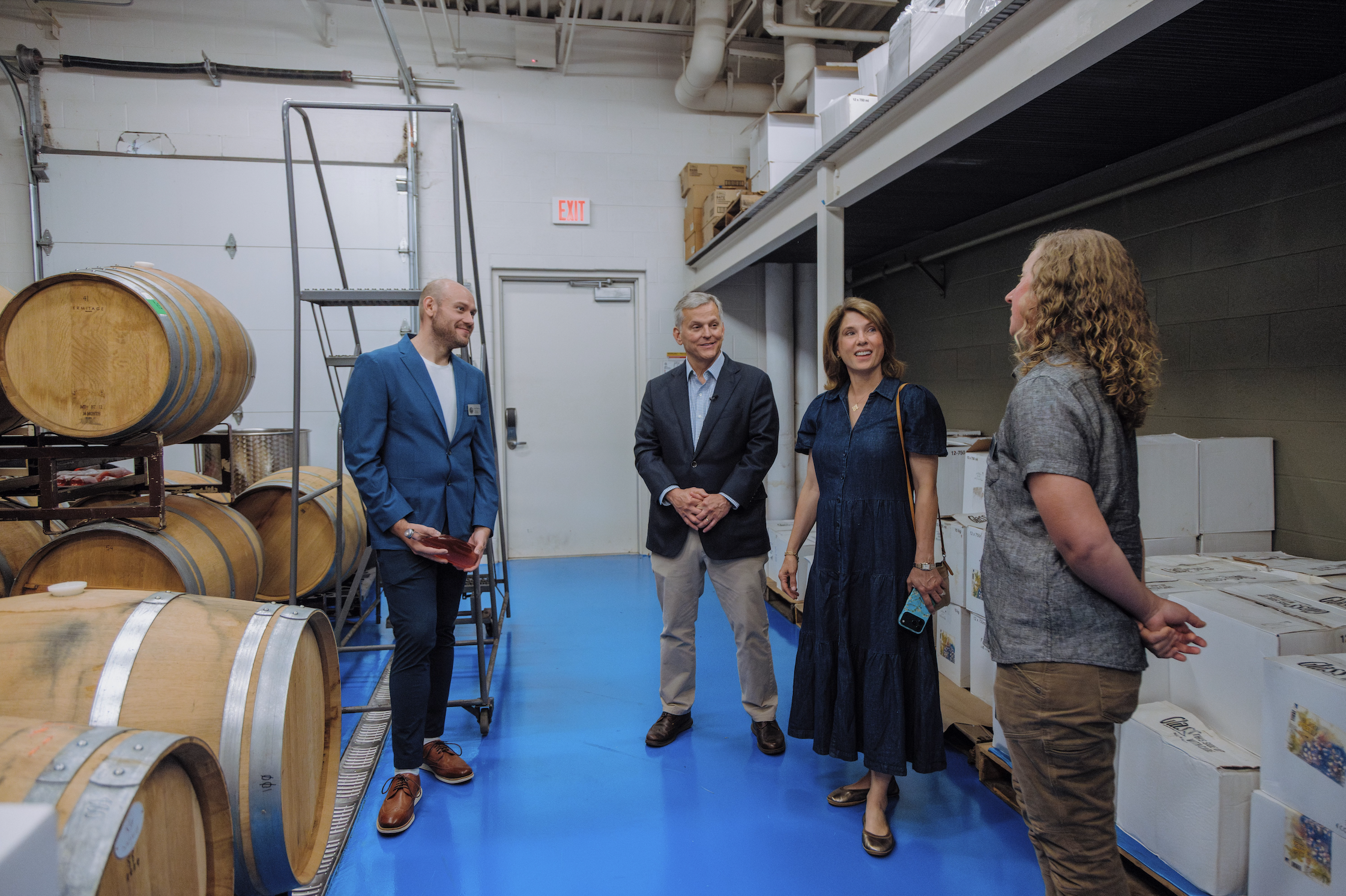 First Lady Stein, Joined by Governor Stein and Assistant Commissioner French, Showcases North Carolina’s Vibrant Wine Agricultural Industry